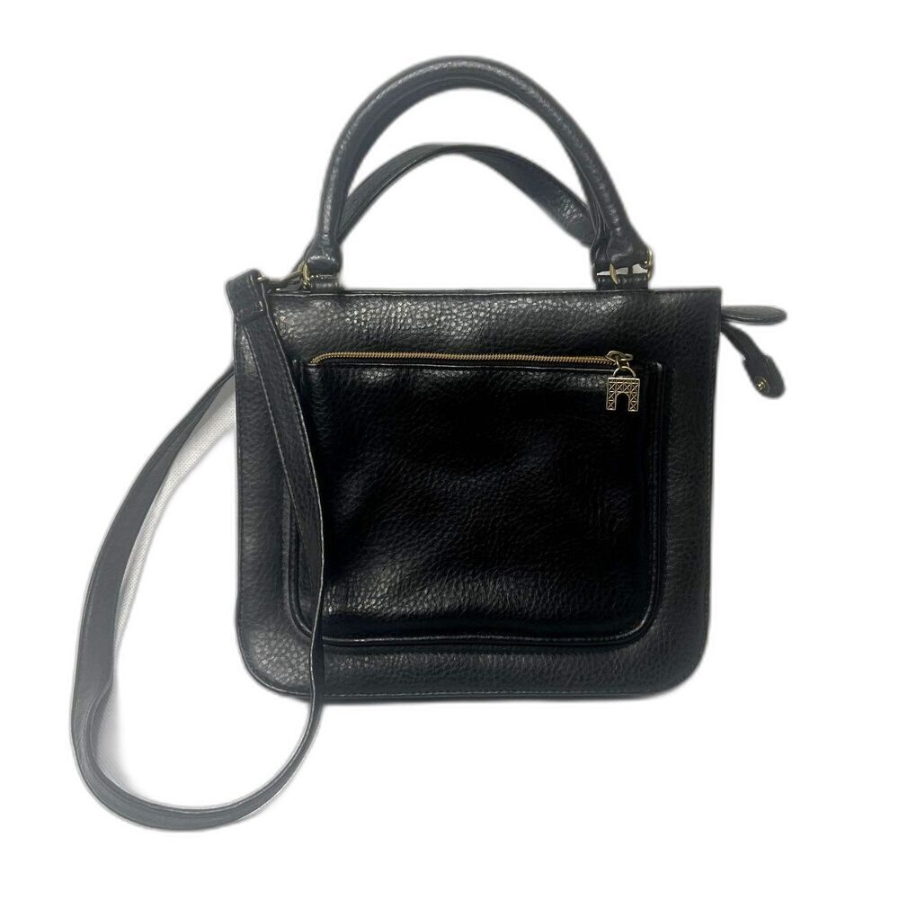 Relic Crossbody Handbag‎ Square Black